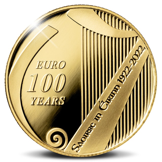 100 Years Since the Establishment of the State €100 Gold Proof Coin 2022