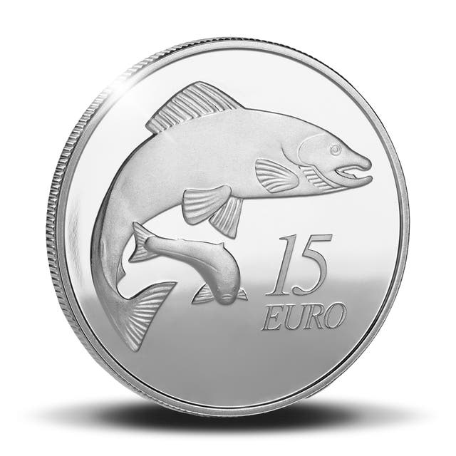 €15 Silver Proof Coin 2011- Salmon