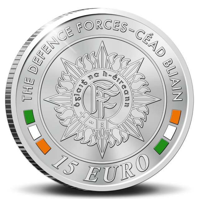 &euro;15 Silver Proof Coin- 100 Years since the establishment of the Irish Defence Forces